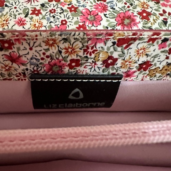 Liz Claiborne Pink Mini Croc Envelope Purse - Picture 7 of 12